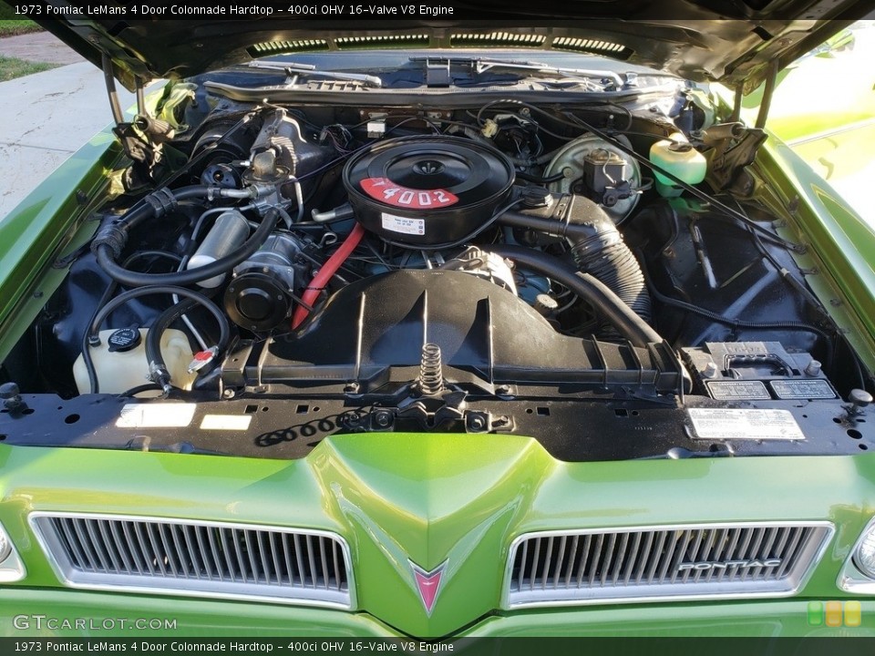 400ci OHV 16-Valve V8 1973 Pontiac LeMans Engine