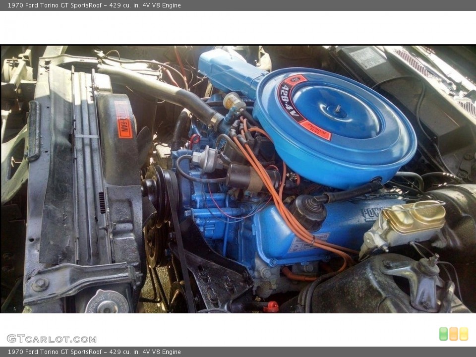 429 cu. in. 4V V8 Engine for the 1970 Ford Torino #138570012