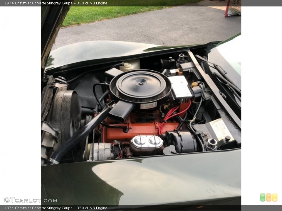 350 ci. V8 1974 Chevrolet Corvette Engine