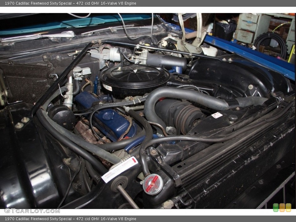 472 cid OHV 16-Valve V8 Engine for the 1970 Cadillac Fleetwood #138570195