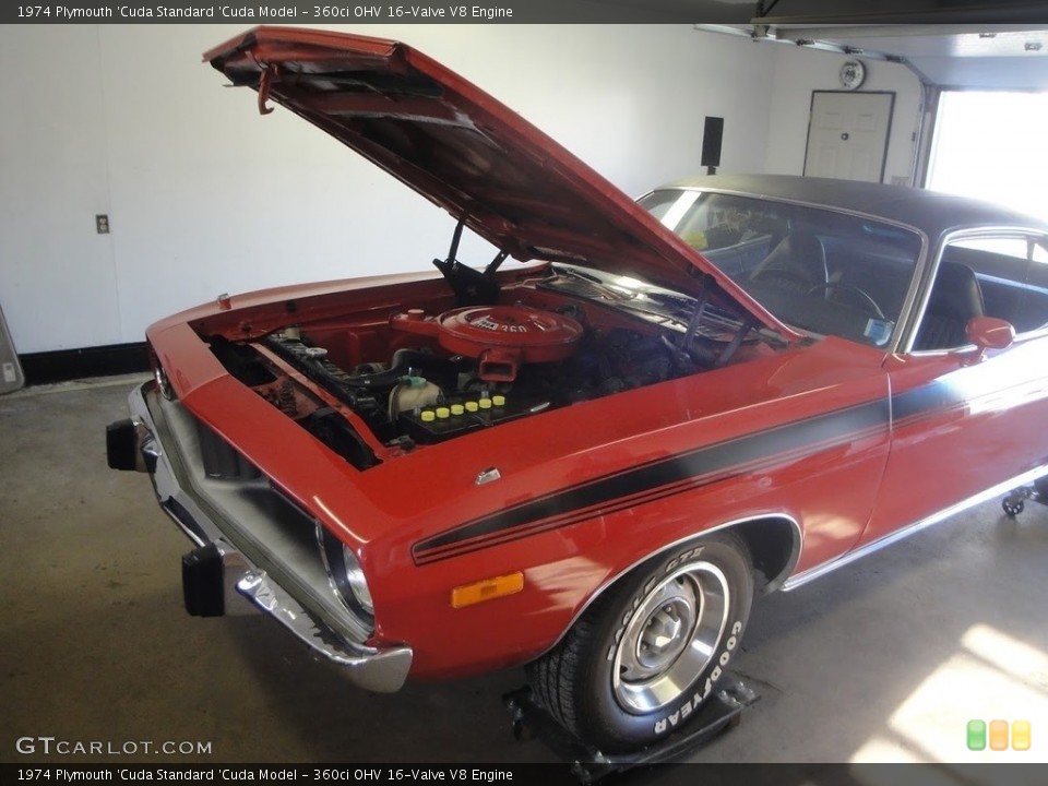 360ci OHV 16-Valve V8 1974 Plymouth 'Cuda Engine