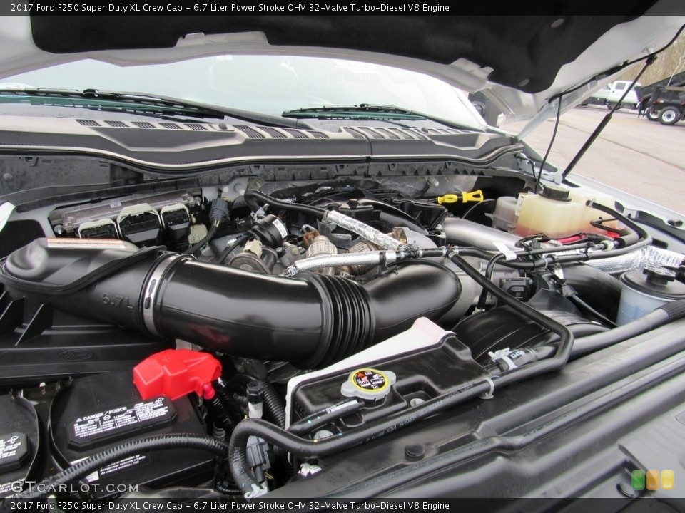 6.7 Liter Power Stroke OHV 32-Valve Turbo-Diesel V8 Engine for the 2017 Ford F250 Super Duty #138571944