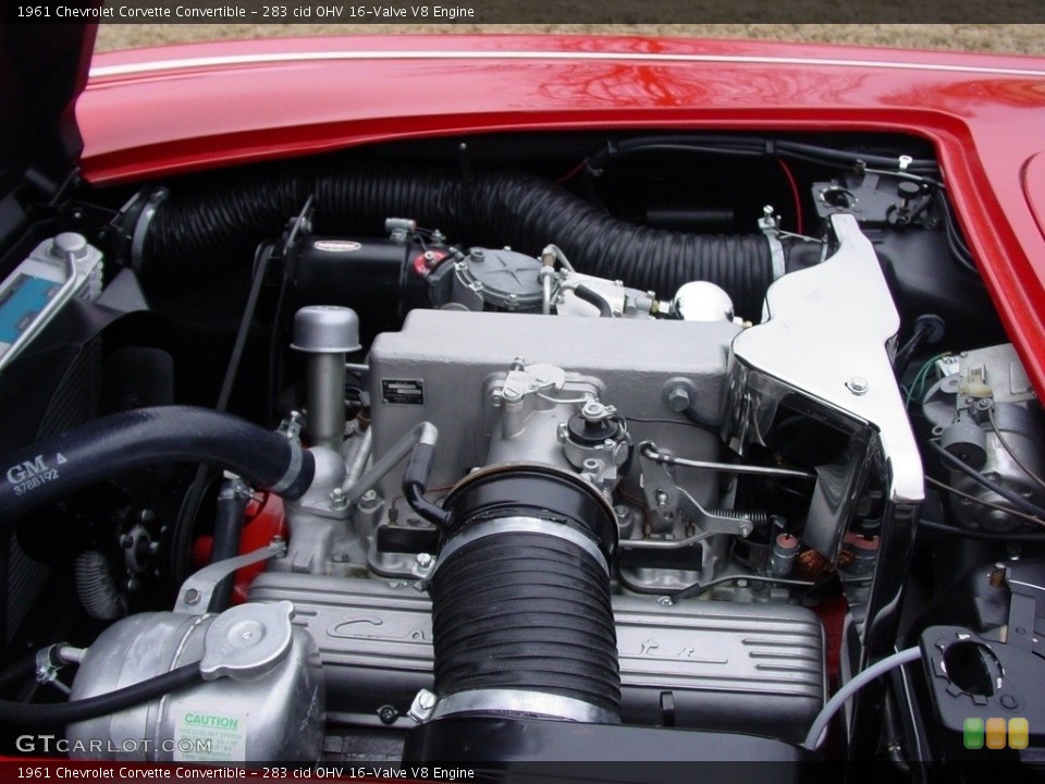 283 cid OHV 16-Valve V8 Engine for the 1961 Chevrolet Corvette #138572033