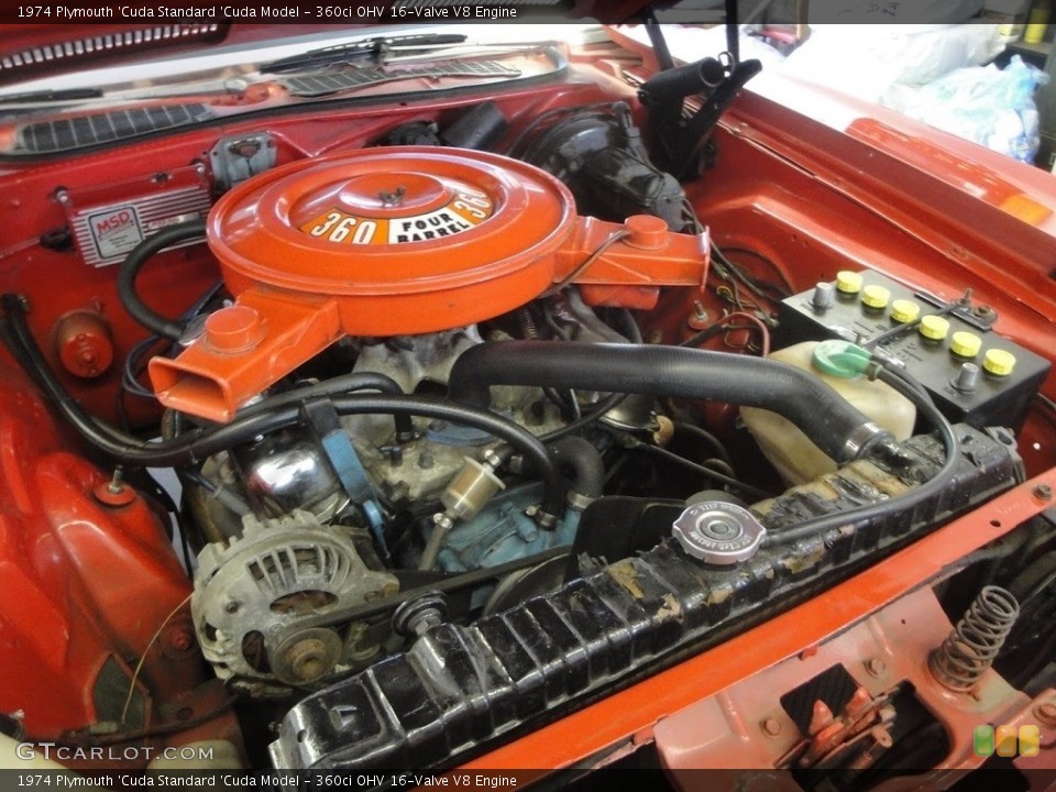 360ci OHV 16-Valve V8 Engine for the 1974 Plymouth 'Cuda #138572241