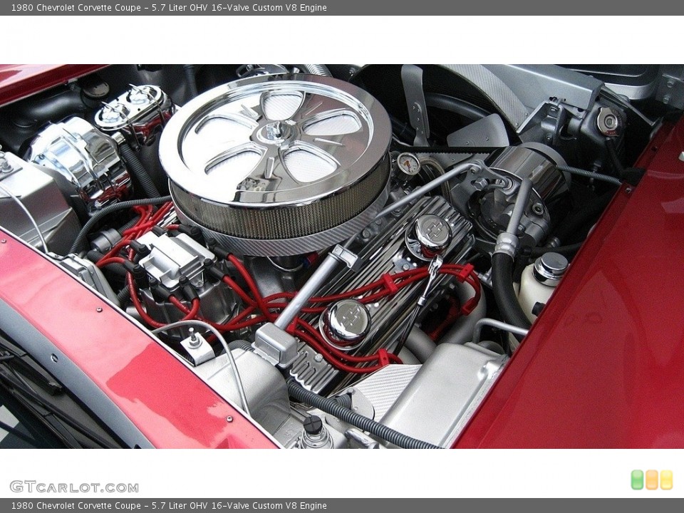 5.7 Liter OHV 16-Valve Custom V8 Engine for the 1980 Chevrolet Corvette #138572702