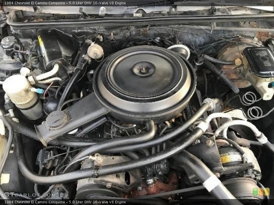 5.0 Liter OHV 16-Valve V8 Engine for the 1984 Chevrolet El Camino #138578961