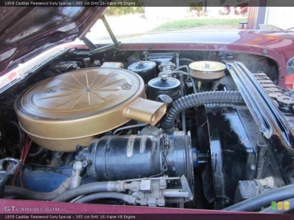365 cid OHV 16-Valve V8 Engine for the 1958 Cadillac Fleetwood #138579212