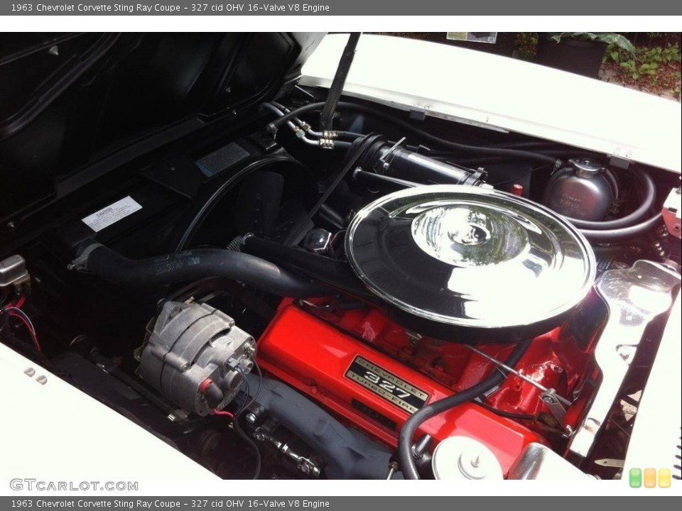 327 cid OHV 16-Valve V8 Engine for the 1963 Chevrolet Corvette #138581106
