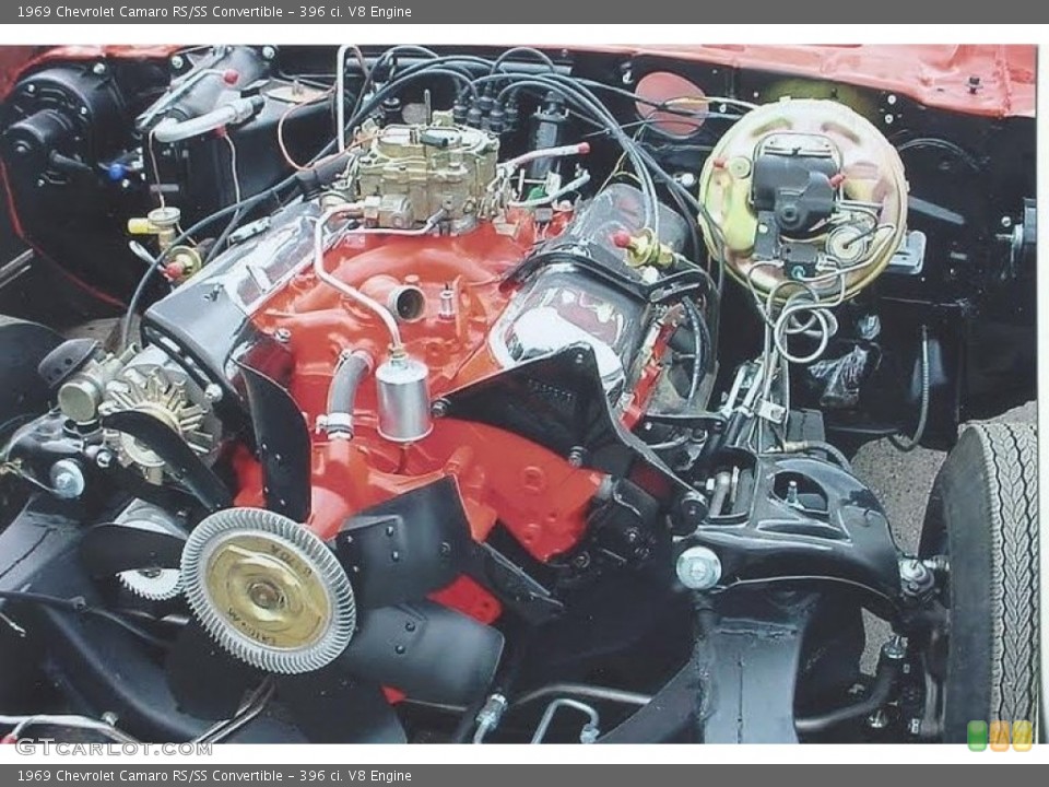 396 ci. V8 1969 Chevrolet Camaro Engine