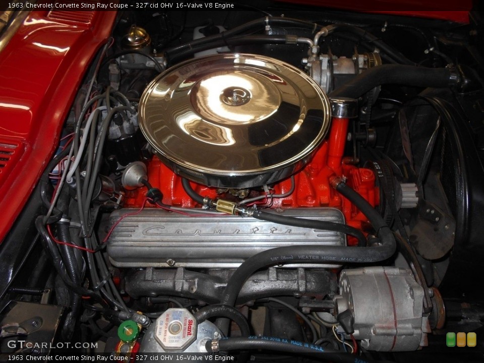 327 cid OHV 16-Valve V8 Engine for the 1963 Chevrolet Corvette #138600936
