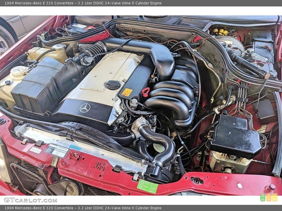 3.2 Liter DOHC 24-Valve Inline 6 Cylinder 1994 Mercedes-Benz E Engine