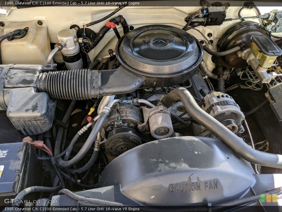 5.7 Liter OHV 16-Valve V8 Engine for the 1995 Chevrolet C/K #138612852