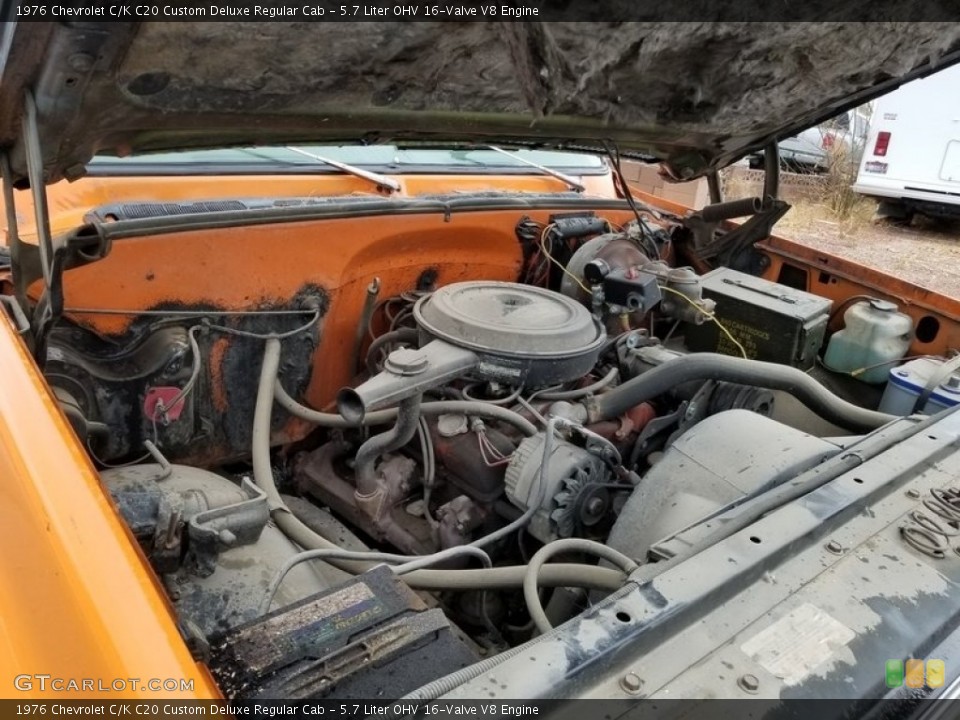 5.7 Liter OHV 16-Valve V8 Engine for the 1976 Chevrolet C/K #138613716