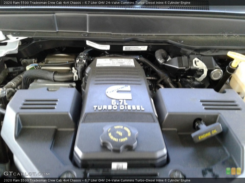 6.7 Liter OHV 24-Valve Cummins Turbo-Diesel Inline 6 Cylinder Engine for the 2020 Ram 5500 #138618843