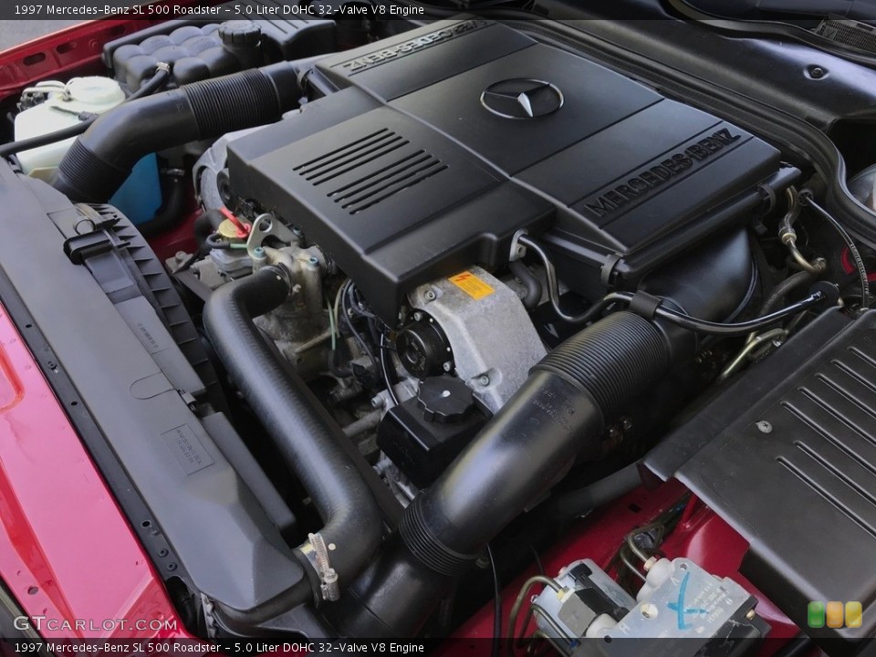 5.0 Liter DOHC 32-Valve V8 1997 Mercedes-Benz SL Engine