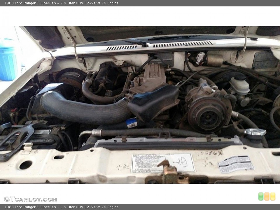 2.9 Liter OHV 12-Valve V6 1988 Ford Ranger Engine