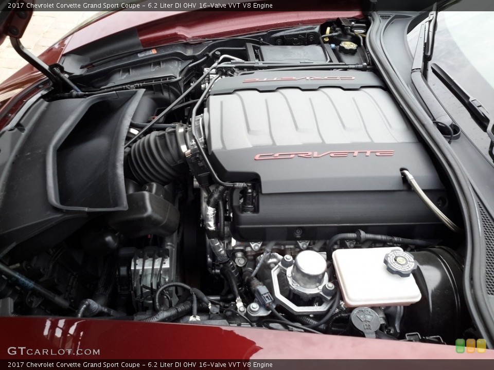 6.2 Liter DI OHV 16-Valve VVT V8 2017 Chevrolet Corvette Engine