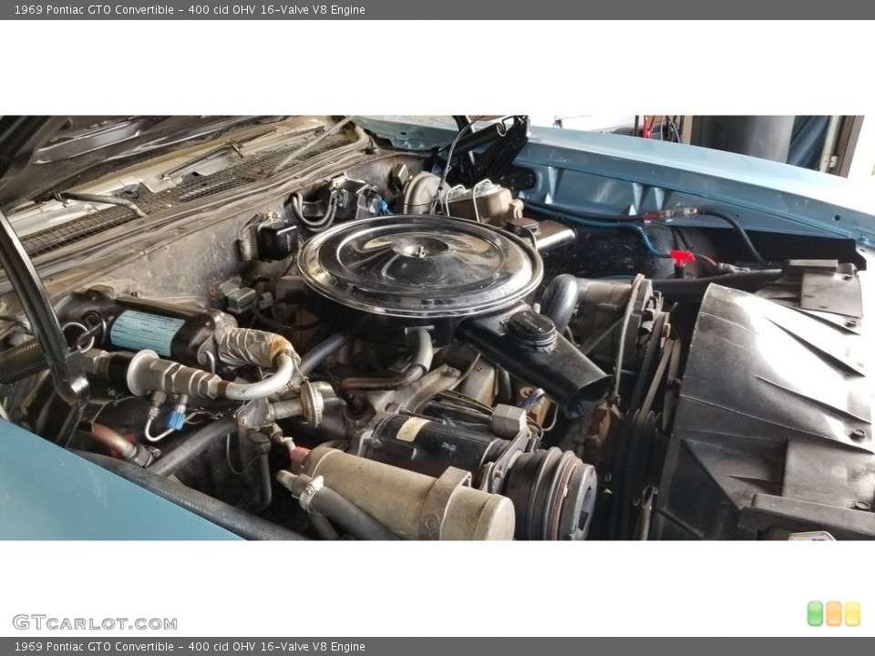 400 cid OHV 16-Valve V8 Engine for the 1969 Pontiac GTO #138639834