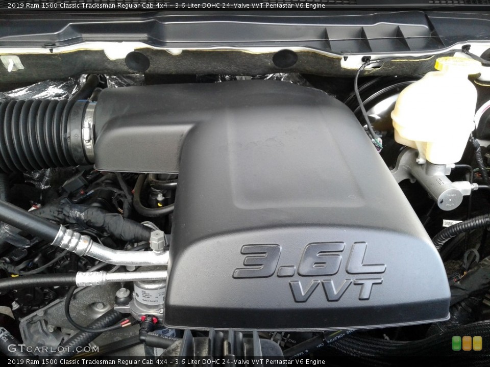 3.6 Liter DOHC 24-Valve VVT Pentastar V6 Engine for the 2019 Ram 1500 #138642480