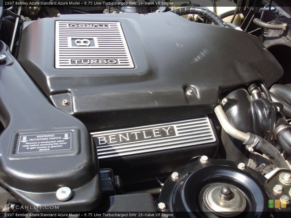 6.75 Liter Turbocharged OHV 16-Valve V8 Engine for the 1997 Bentley Azure #138645735