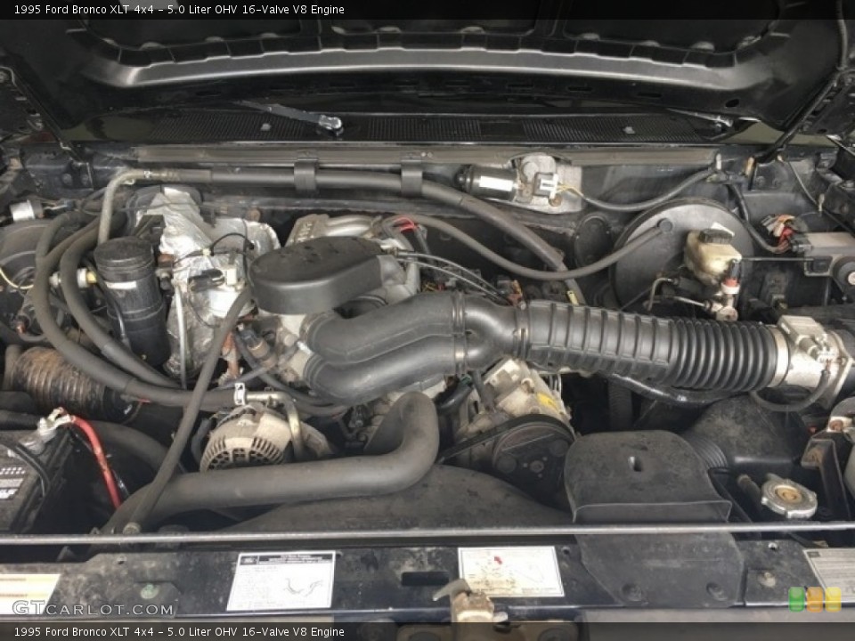 5.0 Liter OHV 16-Valve V8 Engine for the 1995 Ford Bronco #138646753