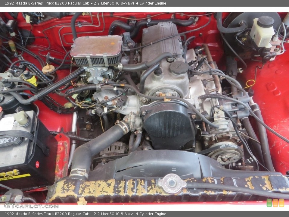 2.2 Liter SOHC 8-Valve 4 Cylinder Engine for the 1992 Mazda B-Series Truck #138648927