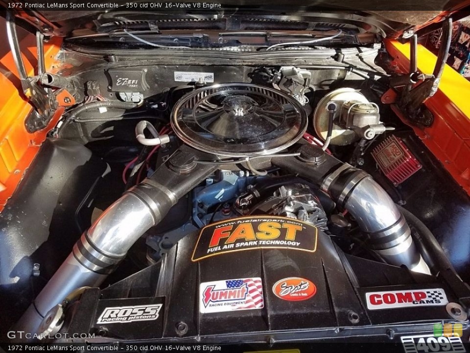 350 cid OHV 16-Valve V8 Engine for the 1972 Pontiac LeMans #138655326