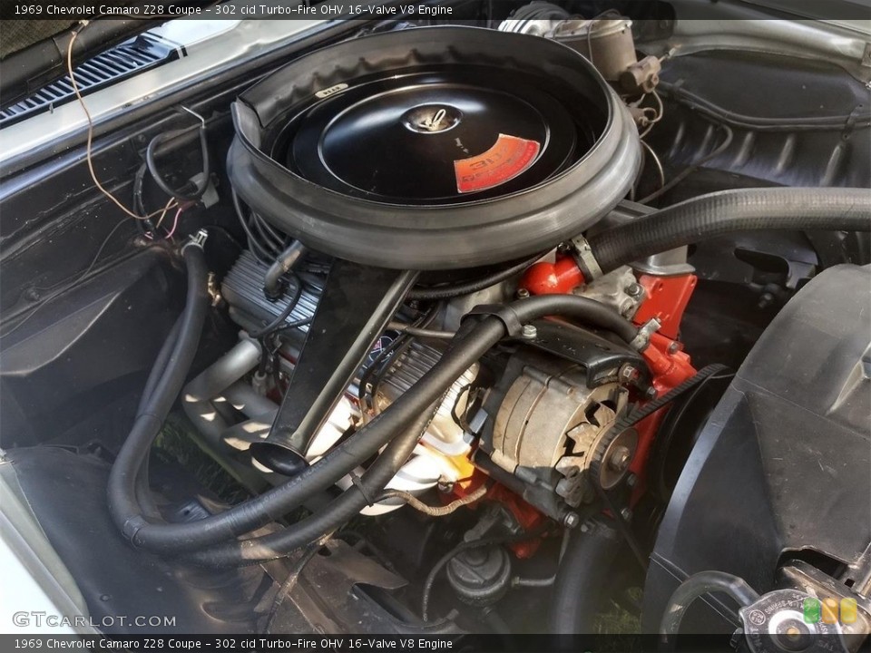 302 cid Turbo-Fire OHV 16-Valve V8 Engine for the 1969 Chevrolet Camaro #138659262