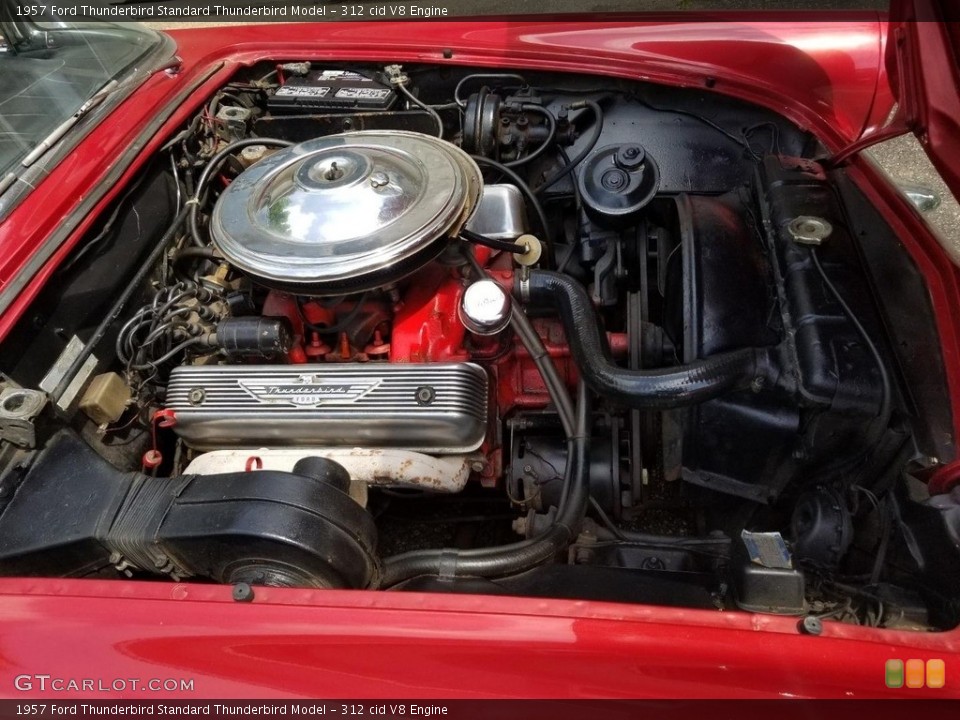 312 cid V8 1957 Ford Thunderbird Engine