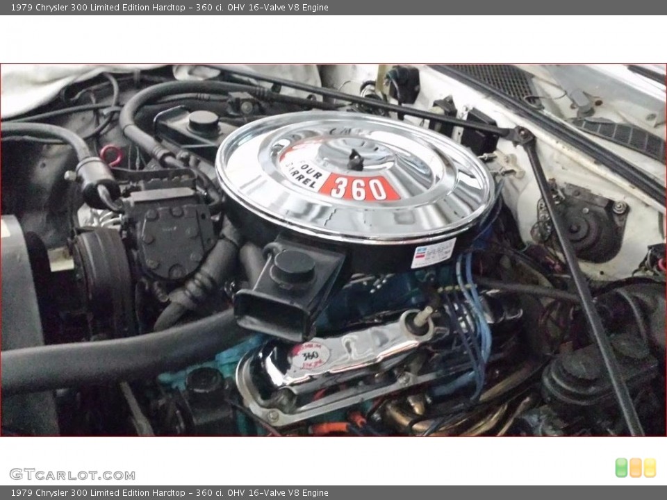 360 ci. OHV 16-Valve V8 1979 Chrysler 300 Engine