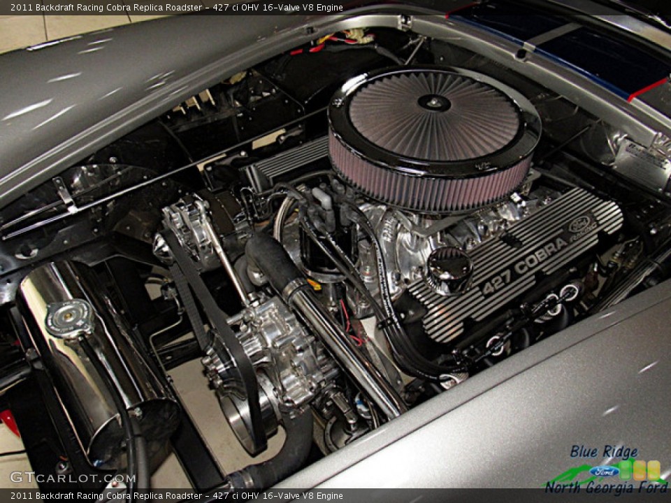 427 ci OHV 16-Valve V8 2011 Backdraft Racing Cobra Replica Engine