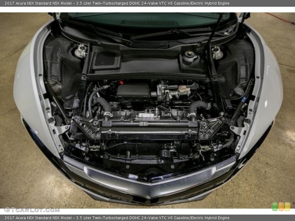 3.5 Liter Twin-Turbocharged DOHC 24-Valve VTC V6 Gasoline/Electric Hybrid Engine for the 2017 Acura NSX #138677454