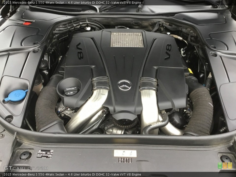 4.6 Liter biturbo DI DOHC 32-Valve VVT V8 Engine for the 2015 Mercedes-Benz S #138678447