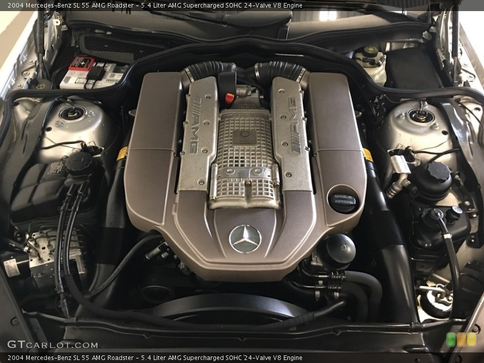 5.4 Liter AMG Supercharged SOHC 24-Valve V8 Engine for the 2004 Mercedes-Benz SL #138684309