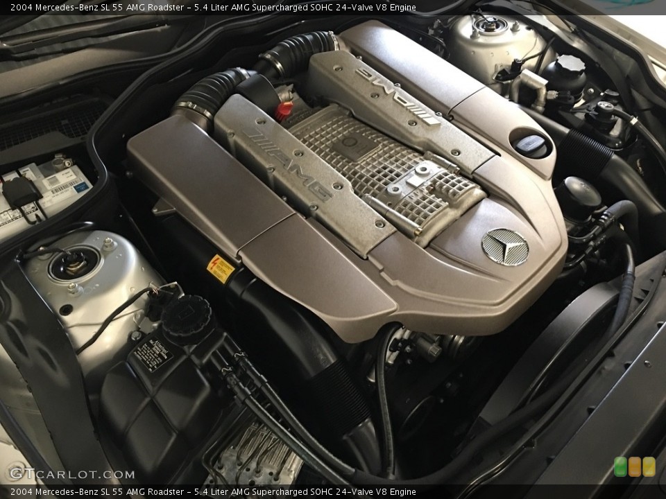 5.4 Liter AMG Supercharged SOHC 24-Valve V8 Engine for the 2004 Mercedes-Benz SL #138684354