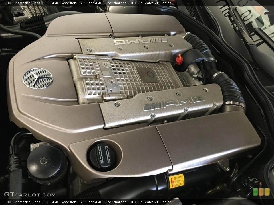 5.4 Liter AMG Supercharged SOHC 24-Valve V8 Engine for the 2004 Mercedes-Benz SL #138684384