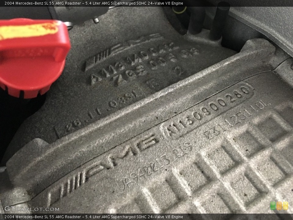 5.4 Liter AMG Supercharged SOHC 24-Valve V8 Engine for the 2004 Mercedes-Benz SL #138684459