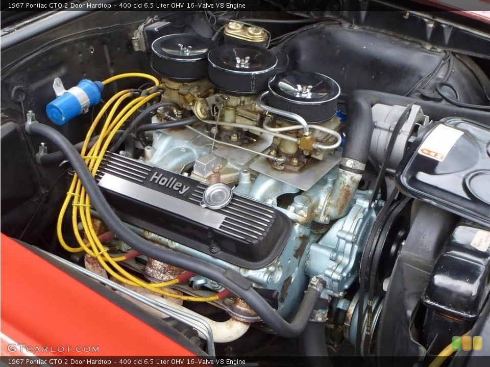 400 cid 6.5 Liter OHV 16-Valve V8 Engine for the 1967 Pontiac GTO #138686691