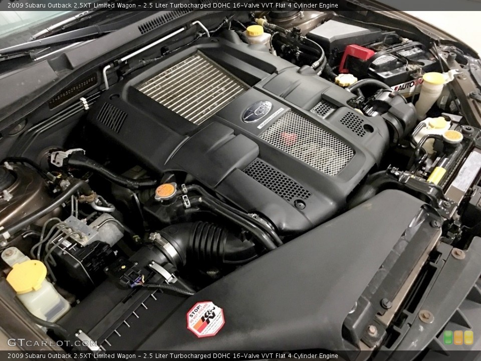2.5 Liter Turbocharged DOHC 16-Valve VVT Flat 4 Cylinder Engine for the 2009 Subaru Outback #138687054