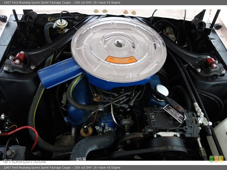 289 cid OHV 16-Valve V8 Engine for the 1967 Ford Mustang #138688692