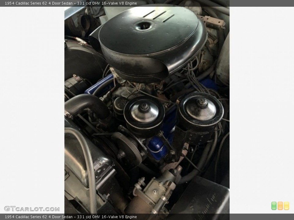 331 cid OHV 16-Valve V8 1954 Cadillac Series 62 Engine
