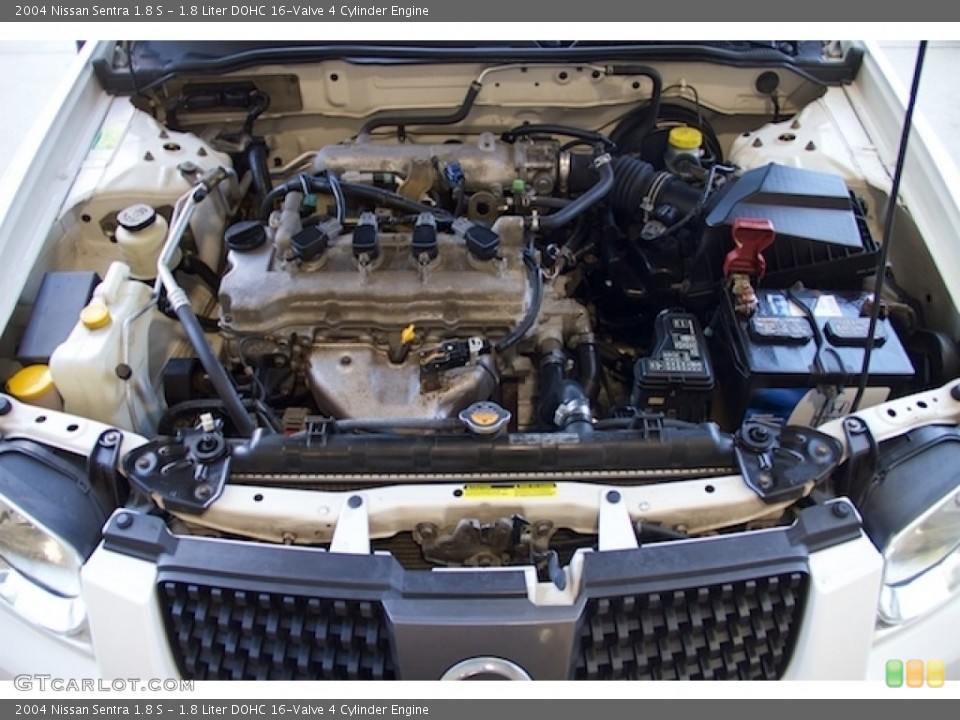1.8 Liter DOHC 16-Valve 4 Cylinder 2004 Nissan Sentra Engine