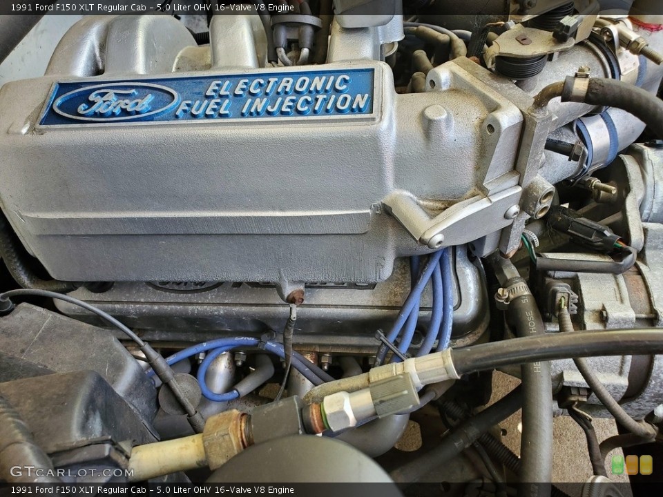 5.0 Liter OHV 16-Valve V8 Engine for the 1991 Ford F150 #138700392