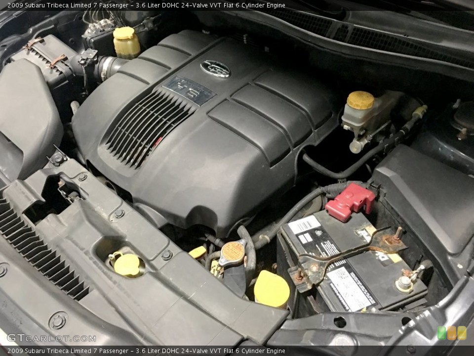 3.6 Liter DOHC 24-Valve VVT Flat 6 Cylinder Engine for the 2009 Subaru Tribeca #138700503
