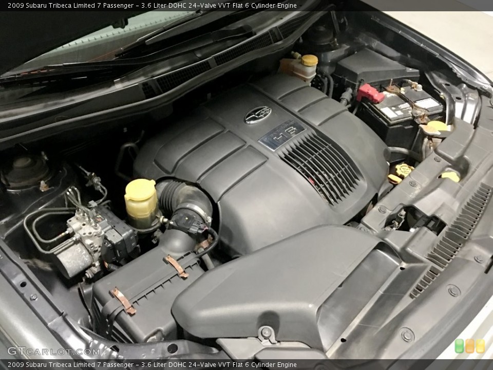 3.6 Liter DOHC 24-Valve VVT Flat 6 Cylinder Engine for the 2009 Subaru Tribeca #138700548