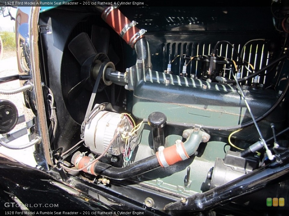 201 cid Flathead 4 Cylinder 1928 Ford Model A Engine