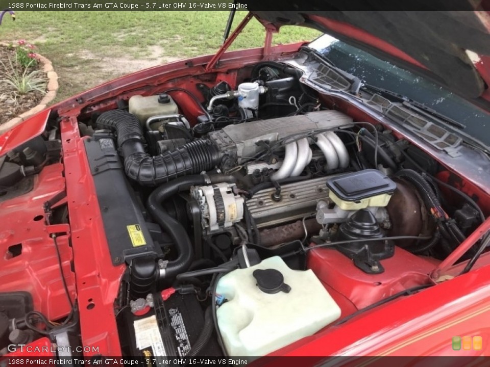 5.7 Liter OHV 16-Valve V8 Engine for the 1988 Pontiac Firebird #138704928