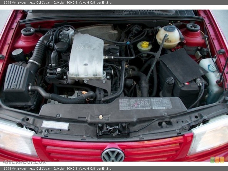 2.0 Liter SOHC 8Valve 4 Cylinder 1998 Volkswagen Jetta Engine