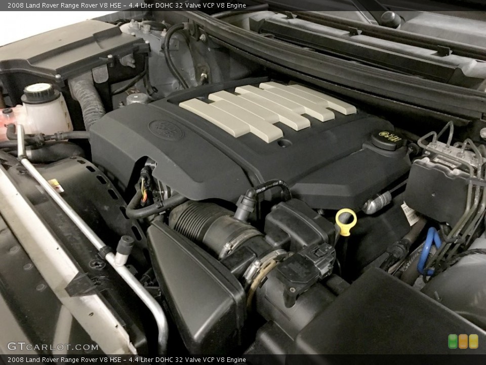 4.4 Liter DOHC 32 Valve VCP V8 2008 Land Rover Range Rover Engine
