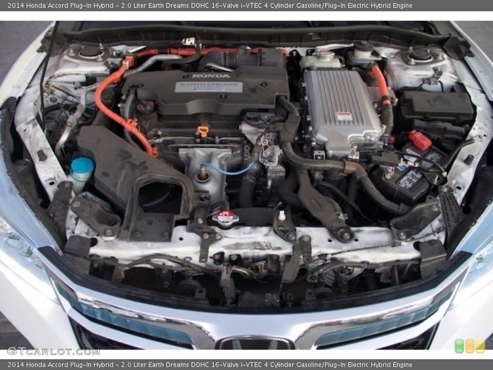 2.0 Liter Earth Dreams DOHC 16-Valve i-VTEC 4 Cylinder Gasoline/Plug-In Electric Hybrid 2014 Honda Accord Engine